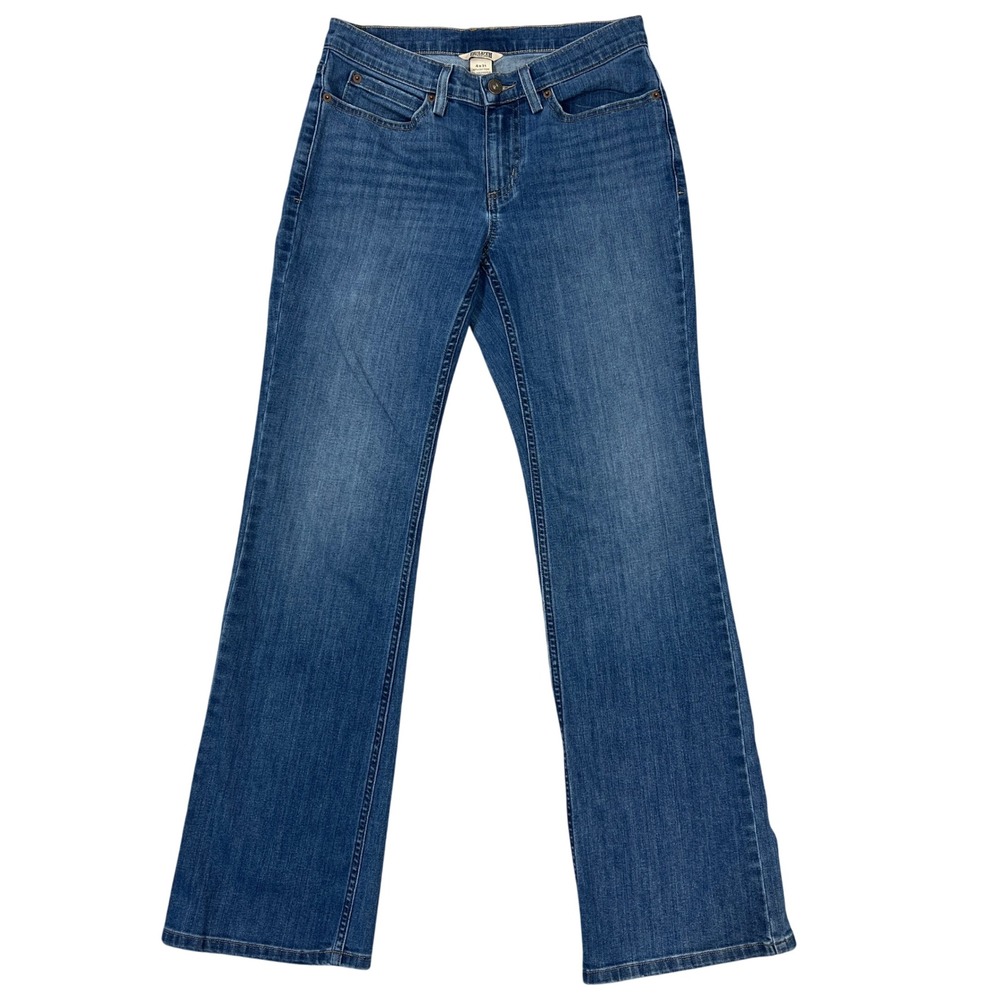 Duluth Flex Daily Denim Bootcut Jeans Sz 4 Blue Medium Wash Stretch Denim 40711